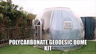 Polycarbonate Geodesic Dome Kit [upl. by Avner609]