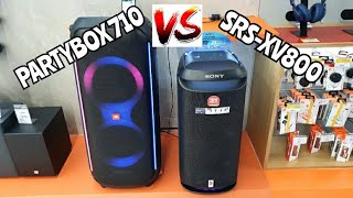 JBL Partybox 710 vs Sony SRSXV800  Bass Test😱😱🔥 [upl. by Karmen]