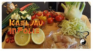 ☯ Fisch in Alufolie im Backofen zubereiten low Carb Rezept [upl. by Araet495]