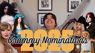 2025 Grammy Nominations REACTION [upl. by Naelcm304]