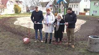 PUNKTum Spielplatz am Mühlplatz in Eisleben eröffnet [upl. by Aretak]