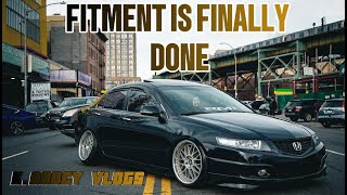 FITMENT ON THE TSX IS FINALLY DONE ❌ PHOTOSHOOT  DAILY VLOG [upl. by Ronacin]