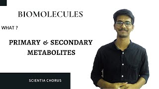 Primary amp Secondary Metabolites  Biomolecules  Scientia Chorus [upl. by Hubbard]