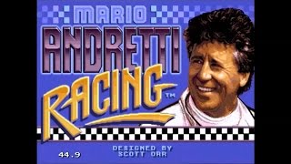 Ретро игры  Mario Andretti Racing Sega MegaDrive [upl. by Gilli]