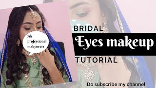 Pakistani eyes makeup tutorial check description box class info eyesmakeuplook eyesmakeuptutorial [upl. by Marketa]