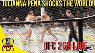 Julianna Peña submits Amanda Nunes in the 2nd round UFC 269UFC 277 [upl. by Hannazus]