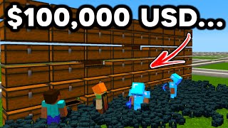 Duping 100000 USD on Minecrafts WORST PaytoWin Server… [upl. by Udell]