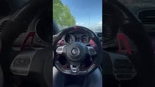 GOLF 6 GTI DSG STAGE 1  POPS AND BANGS [upl. by Rhody]