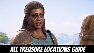 Xenia Questline  AC Odyssey All Treasure Locations Guide [upl. by Izzy]