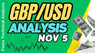 GBP USD Technical Analysis for November 5 2024 [upl. by Dahs]