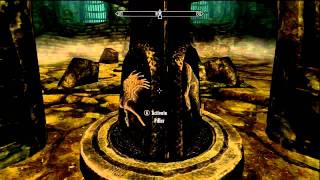 Skyrim Gameplay The WorldEaters Eyrie Quest Puzzle 1 Solved [upl. by Leontina]