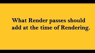 Render passes in 3ds max [upl. by Dorolisa503]