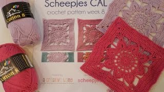 Week 8 Scheepjes CAL 2014  ENGLISH [upl. by Enaitsirhc141]