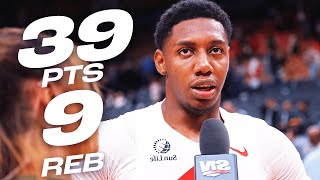 RJ Barrett 39 PTS GOES OFF in the Raptors W 😤 November 18 2024 [upl. by Armallas]