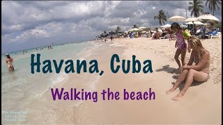 🔴 Havana Cuba Walking the Beach [upl. by Suravart]