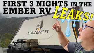 First thoughts after trying an Ember Overland Series RV Trailer LEAKS Shakedown trip to ID defects [upl. by Elohcan]