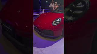 New Porsche 911 Targa 4 GTS Carmine Red supercars shorts Porsche911 [upl. by Ahsocin143]