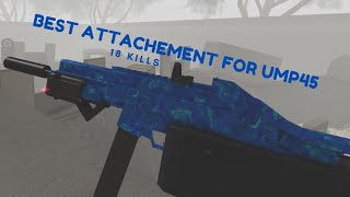 ROBLOXBEST ATTACHMENT FOR UMP45 JAILBIRD [upl. by Eidnam]