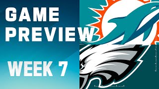 Miami Dolphins vs Philadelphia Eagles  2023 Week 7 Game Preview [upl. by Eilsel]