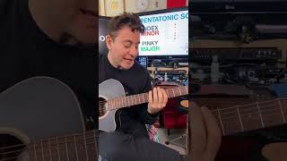 How To Solo Over Any Song  Easy Guitar Tricks Pentatonic Scale Lesson [upl. by Yllen]