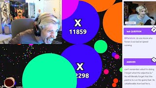 xQc dies laughing after his AI screams for no reason [upl. by Almeda89]