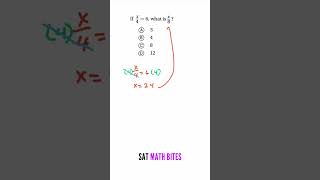 Solving a Basic Equation  SAT Math Practice [upl. by Haslam]