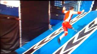 american gladiators one leg legend [upl. by Llerrut954]