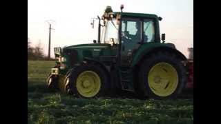 fauchage de raygrass 2013 avec john deere 6320 et faucheuse kuhn fc 303 cg [upl. by Ymmaj]