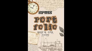 RPMS PPST Portfolio 2023 2024 Proficient Teachers FREE editable template [upl. by Floridia]