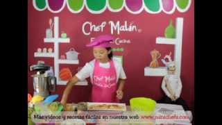 Minichefs Receta de Hummus Escuela de Cocina del Chef Malin [upl. by Carolynne]