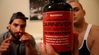 MUSCLEMEDS CARNIVOR 100 BEEF AMINO ACID REVIEW [upl. by Adaval865]