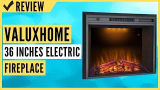 Valuxhome Electric Fireplace 36 Inches Fireplace Insert Review [upl. by Lienaj]