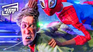 SpiderMan  Un Nuevo Universo Encuentro con Peter B Parker ESCENA DE LA PELÍCULA [upl. by Dragon]