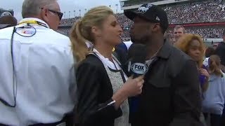 50 Cent awkward kiss with Erin Andrews [upl. by Hanni]