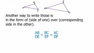 Geometry Similar Triangles [upl. by Auqinet]