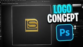 COMO FAZER LOGO  PERFIL CONCEPT ÉPICO  PHOTOSHOP [upl. by Yelreveb]