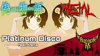 Nisemonogatari OP3  Platinum Disco feat Rena 【Intense Symphonic Metal Cover】 [upl. by Aidiruy421]