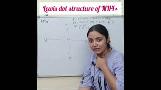 NH4 lewis dot structure class 11 l chemicalbonding [upl. by Ahseenak]