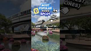 3 MOST POPULAR Epcot Rides 👀🪩 And Longest Lines  Disney World [upl. by Assirt]