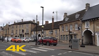 Market Deeping Walk Town Centre【4K】 [upl. by Doran]