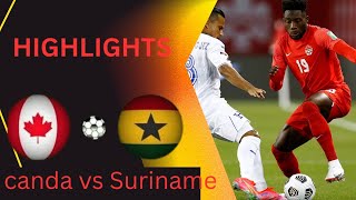 Canada vs Suriname live match score updates today  CONCACAF National  Suriname vs Canada live 2024 [upl. by Anelliw]