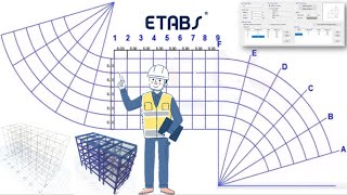 Esto es lo que hago para dibujar GRILLAS en ETABS [upl. by Wilkison811]