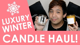 Luxury Winter Candle Haul [upl. by Giacobo]