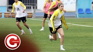 Tatiana Flores ya entrena con Tigres Femenil [upl. by Ezarra]