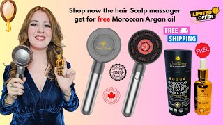 Transform Your Haircare Routine 🌟 Waterproof Shiatsu Scalp Massager  Free Argan Oil [upl. by Nnaj]