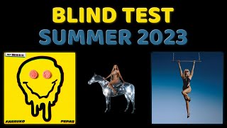 BLIND TEST ÉTÉ 2023  Musiques Internationales 29 extraits [upl. by Etiragram632]