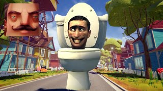 Hello Neighbor  My New Neighbor Skibidi Toilets Act 1 Season Gameplay Walkthrough [upl. by Stoddart112]