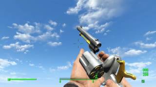 fallout4blogjp MOD Review  M1870 Gasser Revolver [upl. by Eekram435]