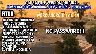 UPDATE TUTORIAL LENGKAP GTA SA ORIGINAL ALL GPU ANDROID TANPA SHIZUKU SUPPORT ANDROID 12  14 [upl. by Demetri]