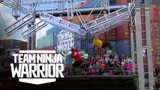 Drew Drechsel vs Abel Gonzalez  Team Ninja Warrior  American Ninja Warrior [upl. by Athalla]